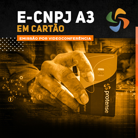 Videoconferência: Cartão e-CNPJ A3 (1 ano)