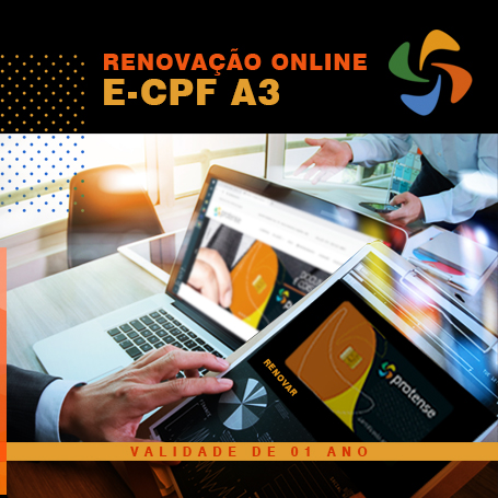 e-CPF - Renovação online e-CPF A3 (1 ano)