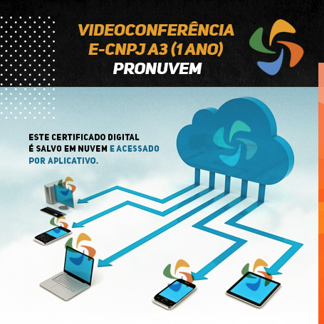 Videoconferência: e-CNPJ A3 (1 ano)
