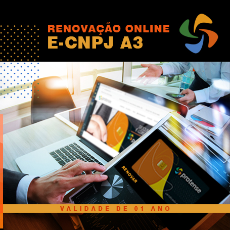 e-CNPJ - Renovação online e-CNPJ A3 (1 ano)