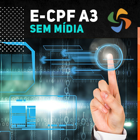 E-CPF A3 SEM MÍDIA (VALIDADE DE 03 ANOS)